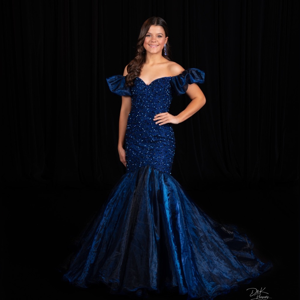 Sherri Hill - Stunning Royal Blue Prom or Pageant Gown